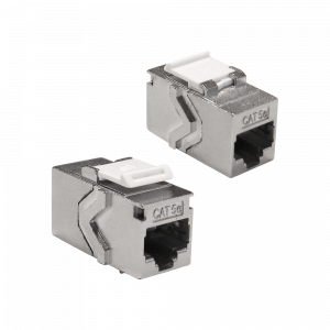 Повторитель портов RJ-45, экранированный, кат.5E, формата Keystone